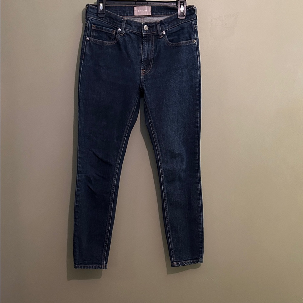 Everlane Dark Blue Ankle Jeans Size 28